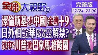 澤倫斯基求中國!金磚+9｜日本外相訪華!水產解禁?｜抗中?川普搶巴拿馬.格陵蘭【全球大視野】20241224完整版 @全球大視野Global_Vision