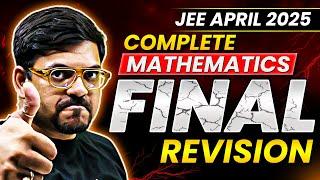Complete MATHS in 1 Shot | Final Revision - JEE Main 2025 (April Attempt) | Harsh Sir