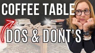 YOUR COFFEE TABLE IS A PROBLEM...Lets' fix it!