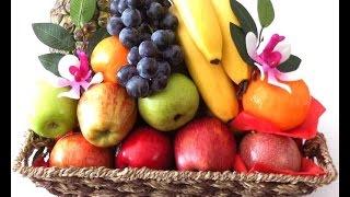 Fruit Baskets Gift Hampers made in a traditional basket