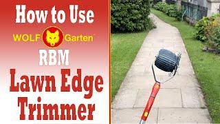 Wolf Garten RBM Lawn Edge Trimmer Demonstration