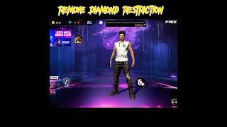 How To Remove Diamond Restriction | Negative Diamond Problem | Diamond Restriction In Free Fire