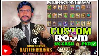 CUSTOM ROOMS WITH KKGAMING UC CASH  | PUBGM