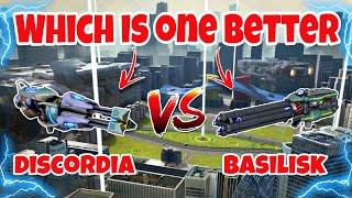 [WR]New Weapon Discordia VS Basilisk Titan Weapon Comparison |War Robots|