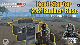 Best Starter 2x2 Bunker Base (Last Day Rules Survival)