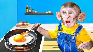 Monkey Chef Takes on The Best Fried Egg Challenge | Monkey Zylo