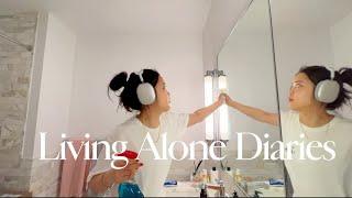 Living Alone Diaries | An ordinary week in my life, apartment decor, deep cleaning to stress relieve