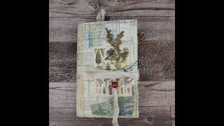 Chunky Grungy Botanical Nature Junk Journal Flip Through