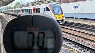 Greater Anglia trains speed check at Forest Gate station