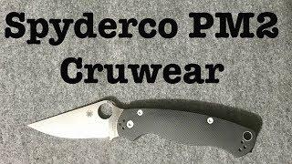 Spyderco PM2 Cruwear/Slick G10 Knifecenter Exclusive