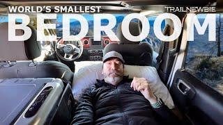 The ART of SLEEPING in YOUR VEHICLE | The PERFECT BEDROOM for Overlanding & Stealth Camping DIY