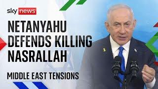 Netanyahu warns Israel can hit anywhere in Iran or Middle East | Israel-Hezbollah conflict