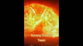 Burning Godzilla Team #shorts #Godzilla