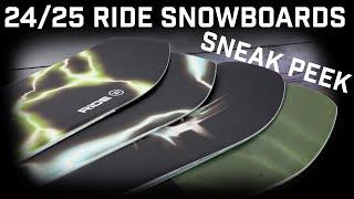 Sneak Peek Of The 24/25 Lineup Of Ride Snowboards