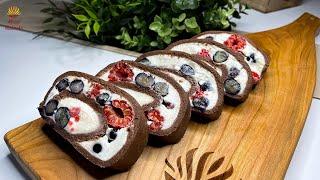 ¡Fruit Roulade sin hornear en 20 minutos!