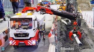 MEGA RC TRUCK & RC MASCHINES COLLECTION!!! RC TRAKTOR RC EXCAVATOR RC DUMP TRUCK AT INTERMODELLBAU