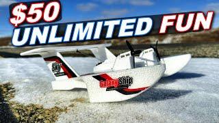 WILD, FUN, & CHEAP Land, Air, and Sea RC Plane!!