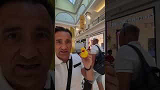 Выиграл уточку  в Ашане в Испании