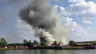 Fürth Hafen Brand 19.08.2018