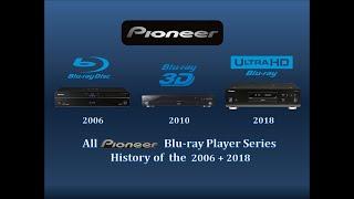 All pioneer blu-ray player series history of the 2006+2018