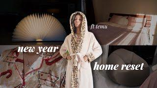 NEW YEAR RESET *ON A BUDGET* | Apartment Must Haves ft Temu