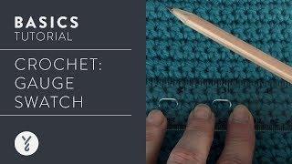 Beginner Crochet: Gauge Swatch