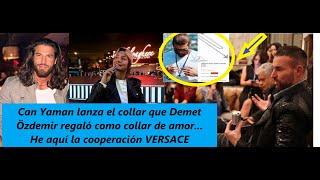 Can Yaman lanza el collar que Demet  regaló como collar de amor...He aquí la cooperación VERSACE