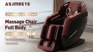 Massage Chair 4D Zero Gravity Chair Full Body Massage Chair With Heating, Voice Control, Smart Scan