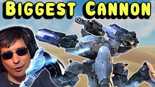 War Robots BIGGEST CANNON! JAEGER Mk3 Gauss Gameplay WR