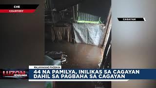 44 na pamilya, inilikas sa Cagayan dahil sa pagbaha sa Cagayan