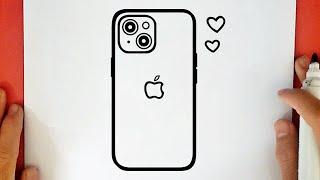 COMMENT DESSINER UN IPHONE 15