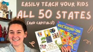 Teach the 50 States Easily | Resources from a Homeschool Mom!