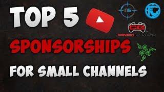 5 BEST SPONSORS FOR SMALL YOUTUBE CHANNELS