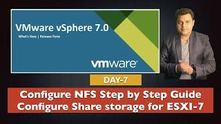 How to configure NFS in VMware vSphere 7.0 | VMware vSphere 7.0 Certification