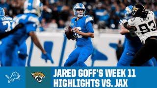 The best from Jared Goff's ELITE 412-yard game | Lions vs. Jaguars: 2024 NFL Season Highlights