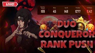 BGMI DUO CONQUEROR RANK PUSH LIVE - BGMI LIVE