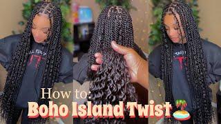 Boho Senegalese Twist/ Island Twist ️ |•BraidsByTyTi