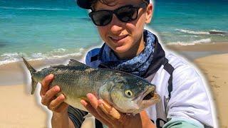 Australian Salmon Fishing - First Trip To Butlers Beach