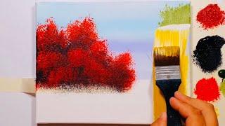 KING ART    GOLD WATERFALL AUTUMN   N 587   PAINTING TUTORIAL