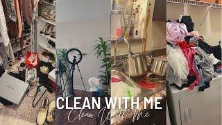 Clean my ENTIRE apartment with me! dishes, laundry, kids room, bathrooms & more!