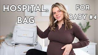 WHAT'S IN MY HOSPITAL BAG FOR BABY #4 | LABOR AND DELIVERY