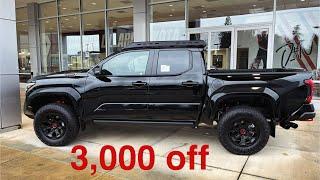 2024 Toyota Tacoma TRD Pro Not selling after 3,000 Discount still too expensive !