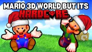 Super Mario 3d World, BUT if we die, WE HAVE TO RESTART