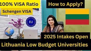 Lithuania Study Visa | Study in Lithuania without IELTS 2025 | Lithuania Student VISA Full Process