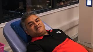 Behind the scenes as Brentford FC Director gives plasma | NHS Give Blood