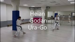 Heian GoDan Ura Go kata of Kase Taiji sensei