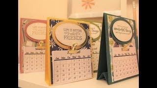 Delightful Daisy Desk Calendar - #1 in Easy Craft Fayre Ideas