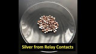 Silver Recovery from Relay Contacts