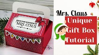 Diy Mrs. Claus Christmas Gift Box: Unique Design