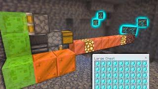 How To Make a Diamond Farm For Minecraft Bedrock 1.21!